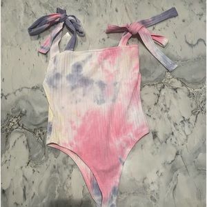 Colorful bodysuit. Size small.
